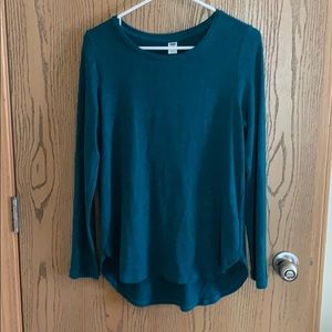 Teal Long-sleeve Shirt